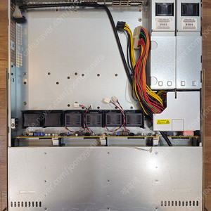 슈퍼마이크로 1U 샤시 + 랙레일