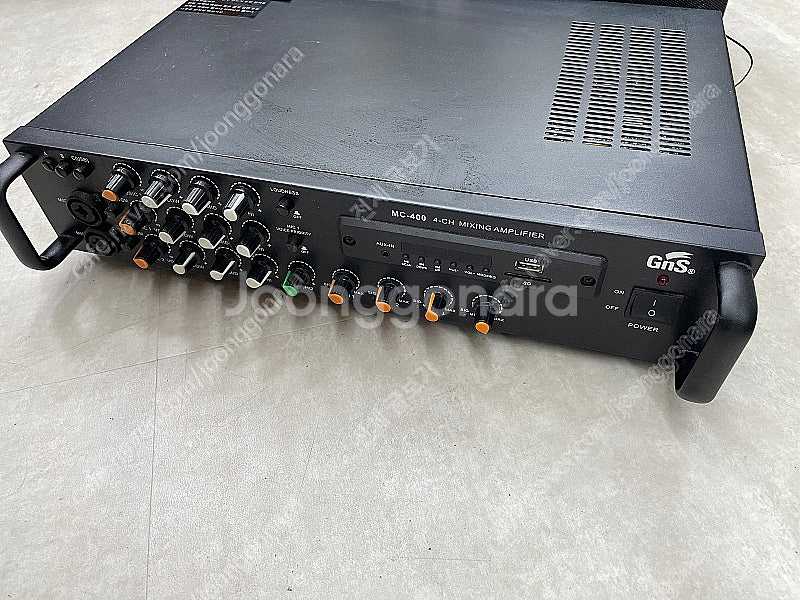 스피커 앰프 MC-400 4-CH MIXING AMPLIFIER 판매해요--0