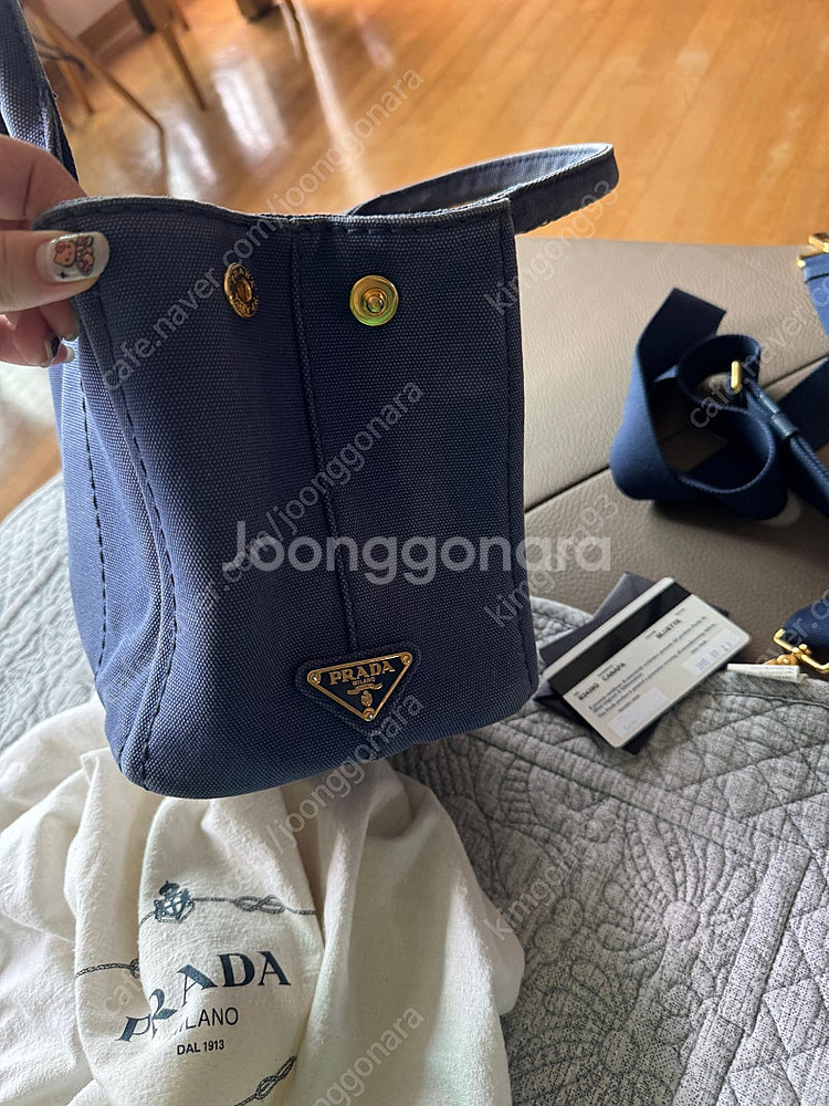 정품 프라다 카나파백 구성품 모두 ㅇ--1