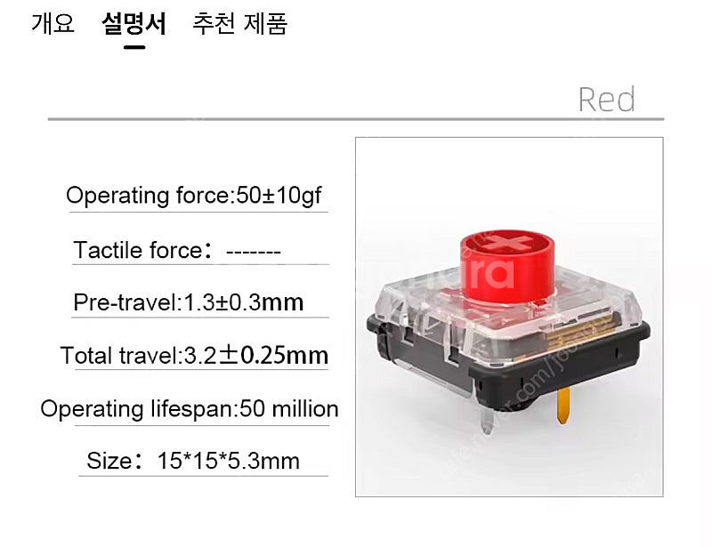(택포)Kailh 로우 프로파일 Choc V2 스위치 ...--2
