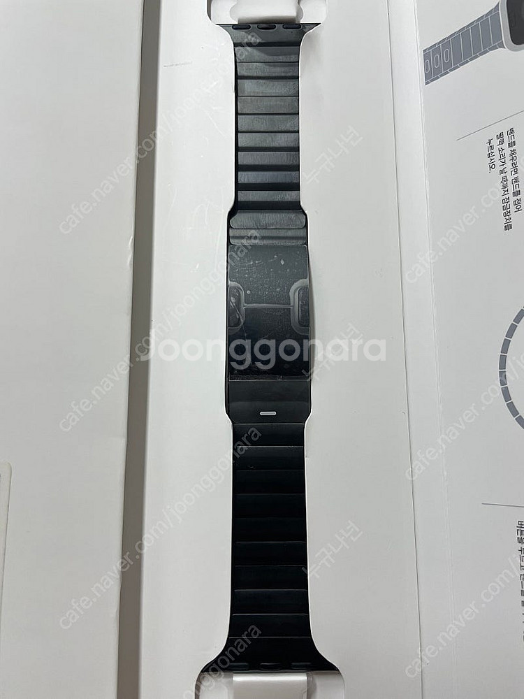 애플워치 링크브레이슬릿 38mm 블랙 신품급--0