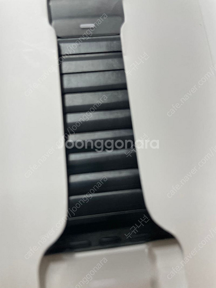 애플워치 링크브레이슬릿 38mm 블랙 신품급--1