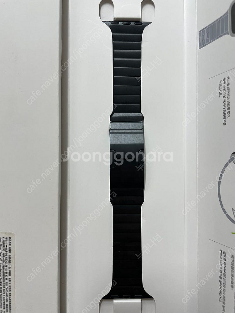 애플워치 링크브레이슬릿 38mm 블랙 신품급--2