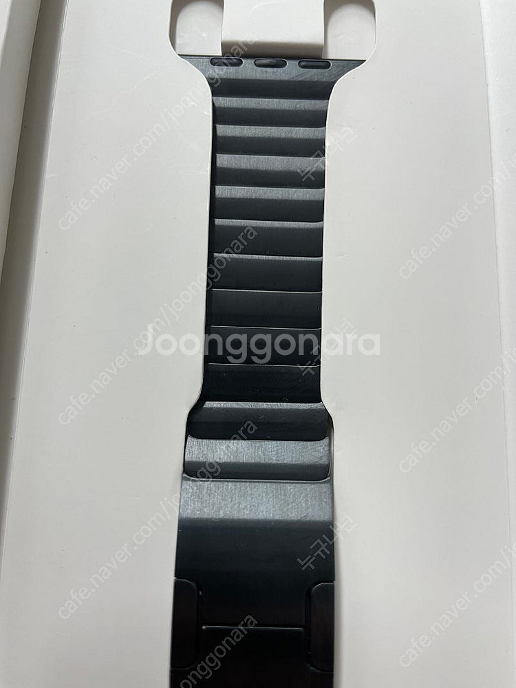 애플워치 링크브레이슬릿 38mm 블랙 신품급--4