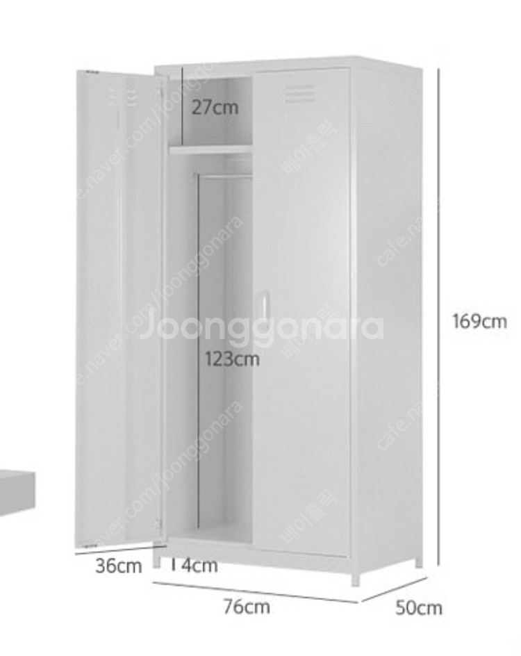 마켓비 캐비넷 화이트 760x1690 판매합니다.--4