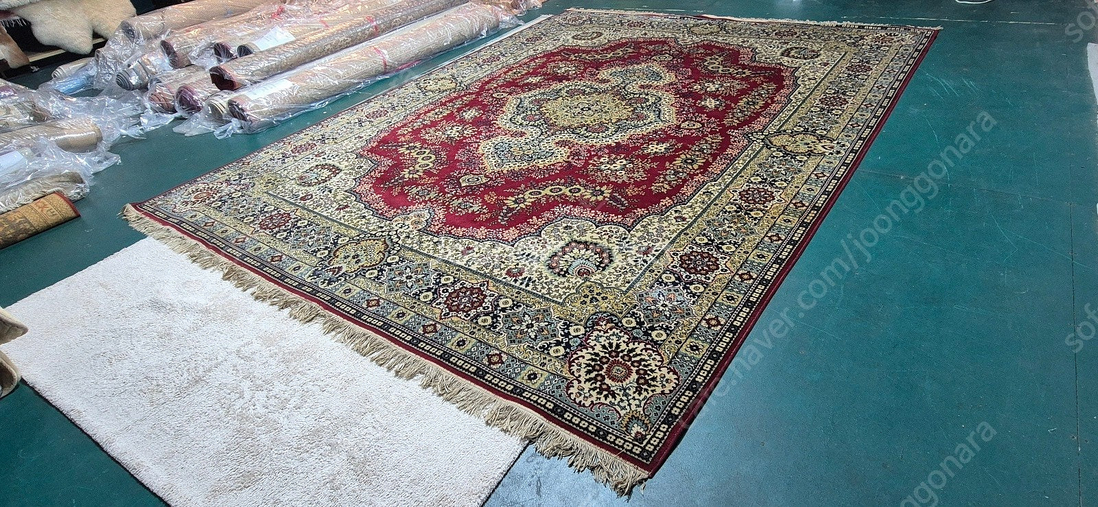 <<판매>> 빈티지 초대형 울 카페트 창고대방출!! 전국무료택배--2