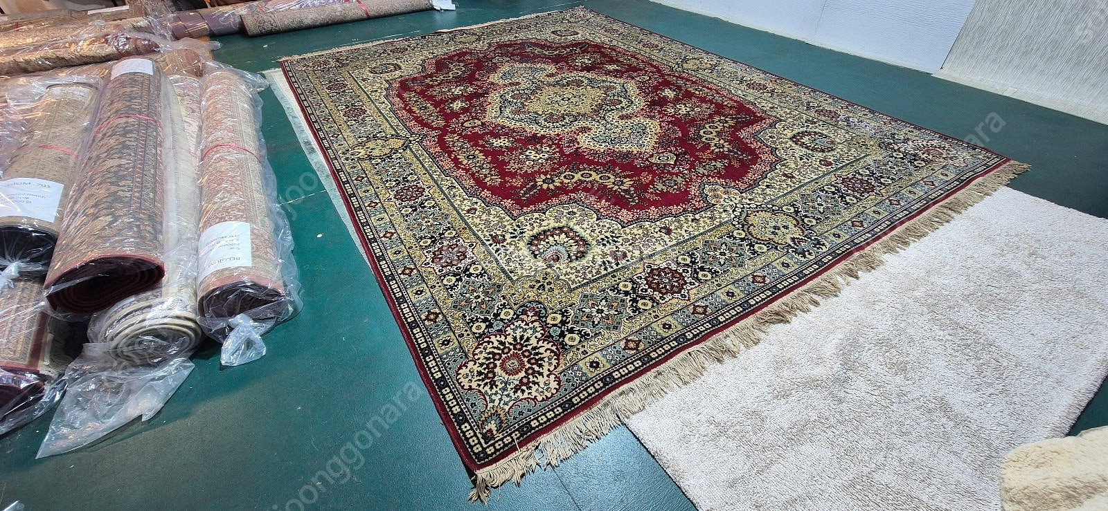 <<판매>> 빈티지 초대형 울 카페트 창고대방출!! 전국무료택배--3