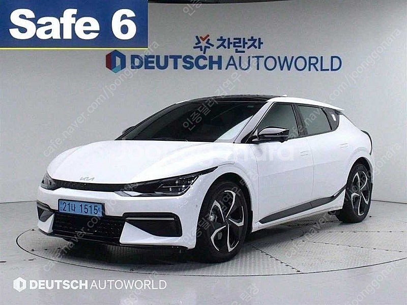 흰색 EV6 중고 전기중고차 롱레인지 AWD GT Li...--0