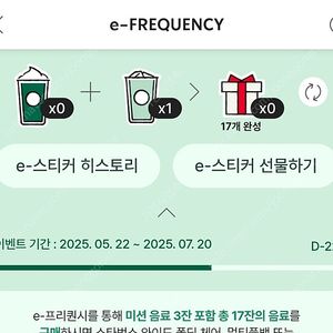 스타벅스 프리퀀시 일반2개 일괄