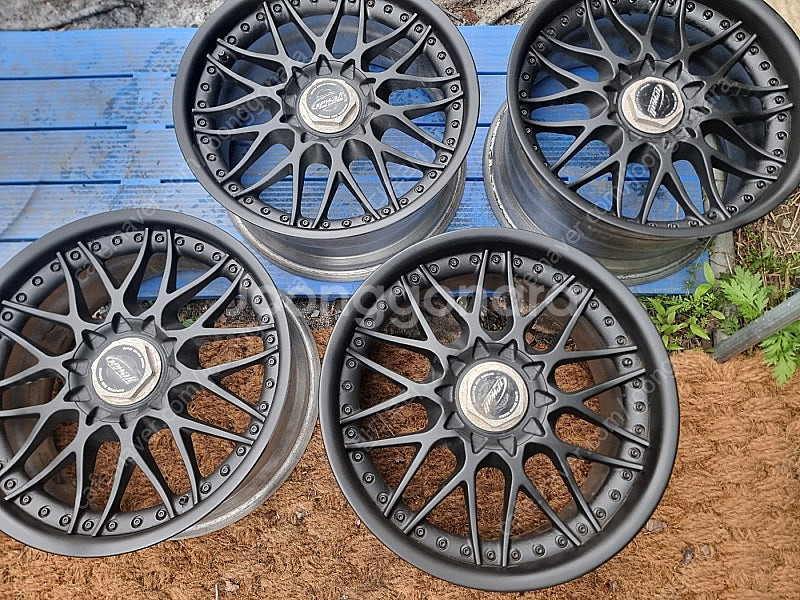 18인치 일본제조 3피스 경량정품 BBS 디자인 카랜스...--0