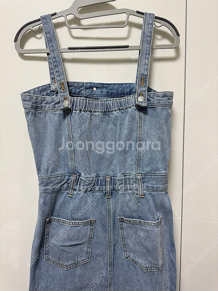 반값택배)미쏘 데님 롱 원피스--1