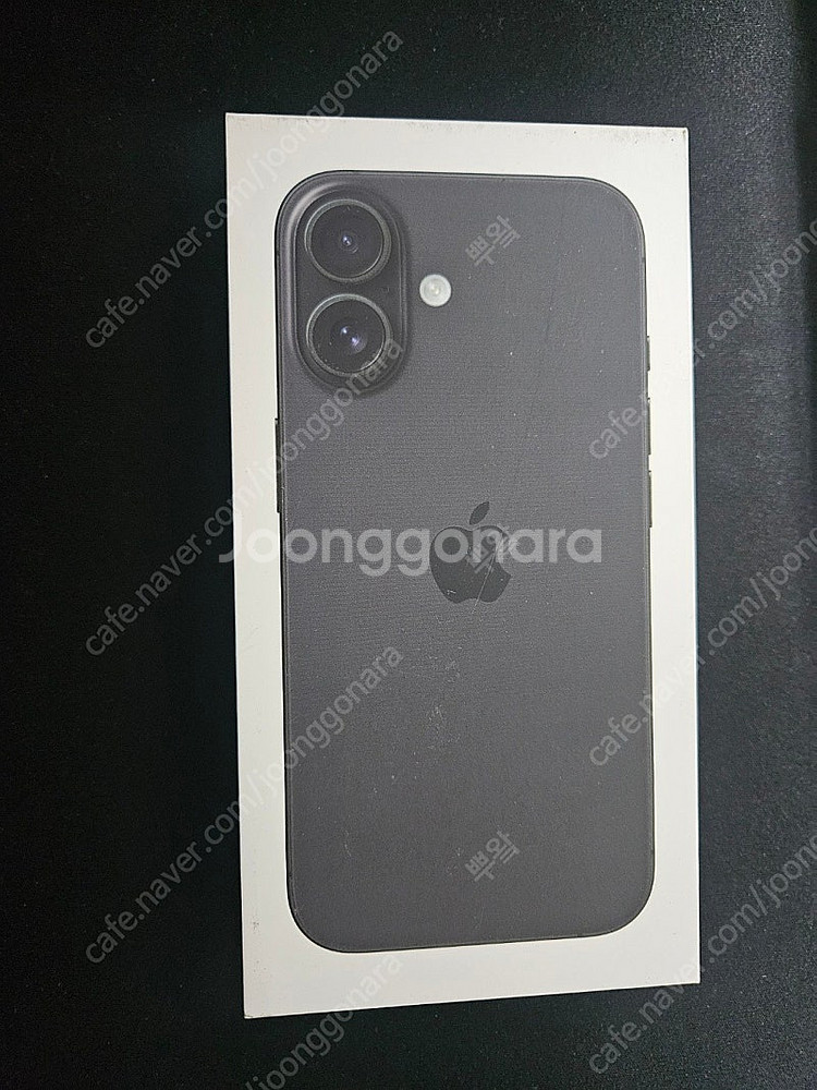 아이폰 16 블랙 128GB 자급제 미개봉 판매합니다.--0