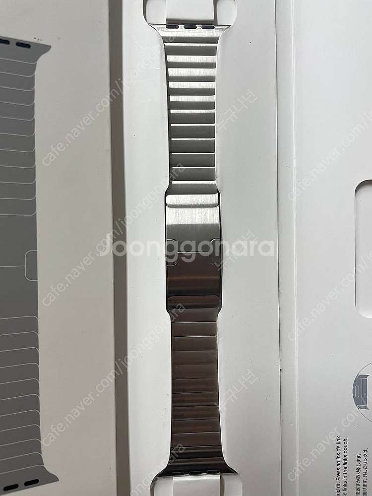 애플워치 링크브레이슬릿 실버 42mm SSS급--0