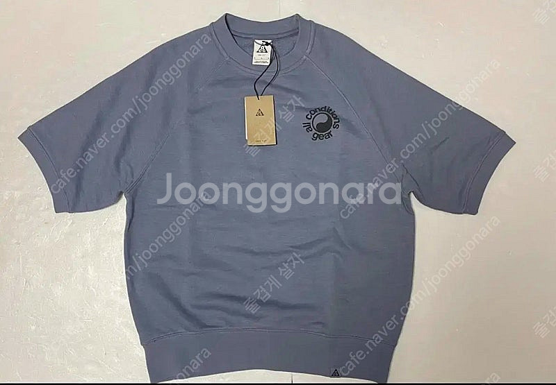 나이키 남성 acg 네이비 반팔 nike--0