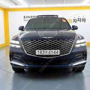제네시스 GV80 중고 GV80 중고 가격 파란색 2021년식 가솔린 3.5T AWD 주말 출고가능