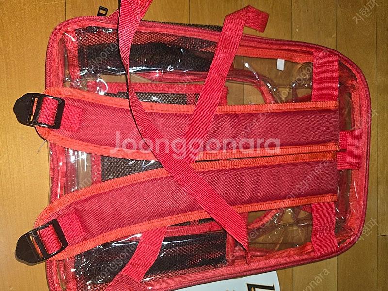 SSG 랜더스 투명 백팩 키링 스티커 3종--1