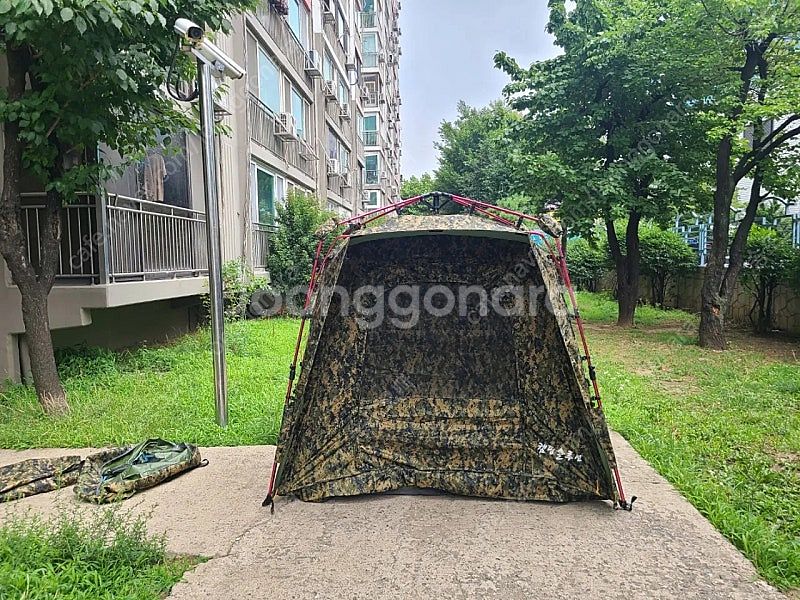 캠핑솔루션 낚시텐트 2000X1500 면텐트 미개봉 새...--3
