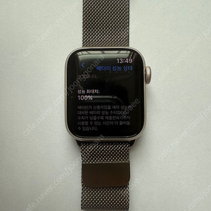 애플워치 SE2 GPS 40mm 스타라이트 + 내추럴 밀레니즈 루프(새상품)