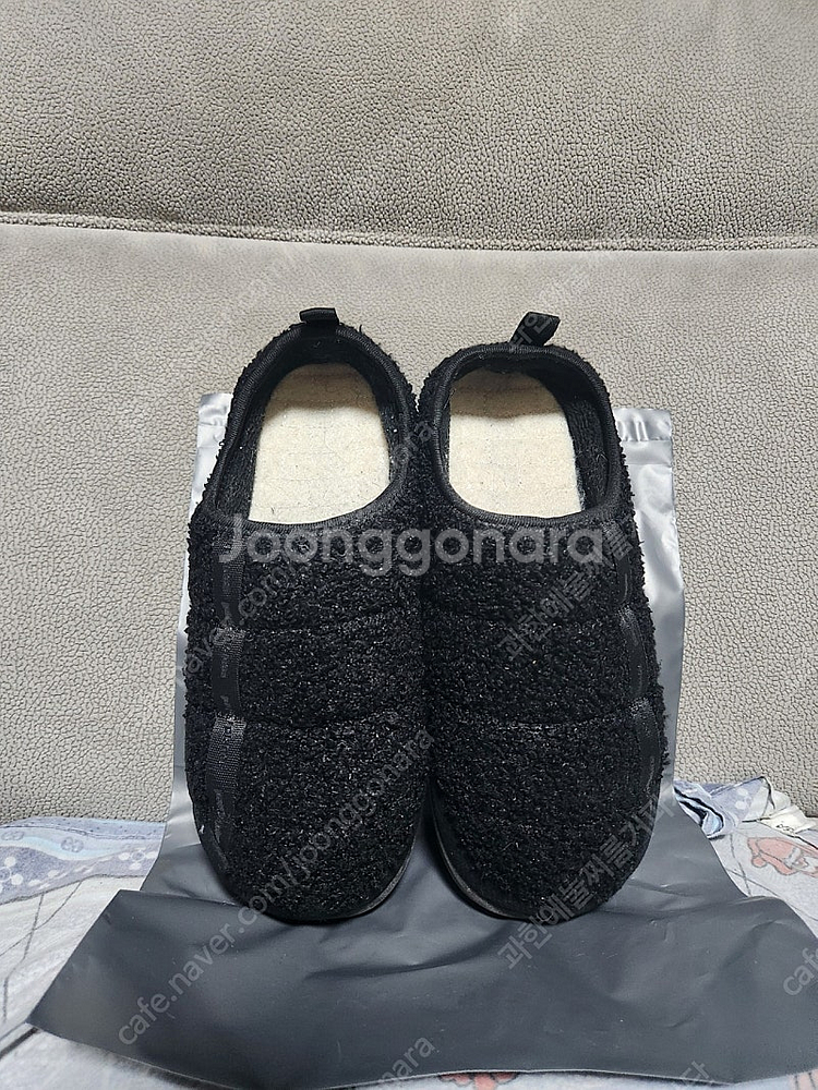 블랙 뽀글이 신발 250--0