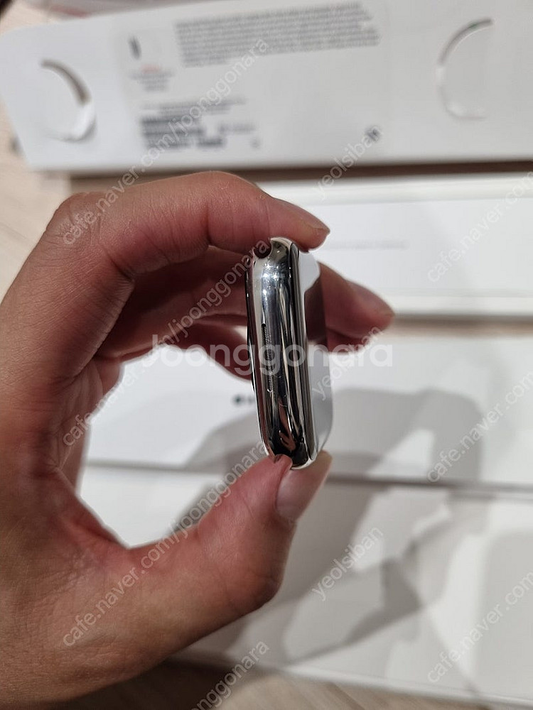 애플워치8 실버 스테인리스 45mm--4