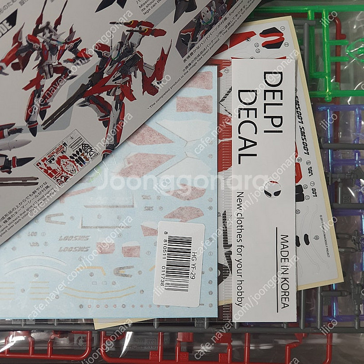 HG 1/100 YF-29 듀란달 발키리 / 델피 데칼...--1