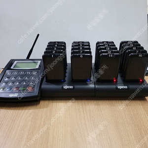 시스콜 카페진동벨 gp-200r 20구 세트 팝니다