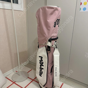 말본 핑크 캐디백