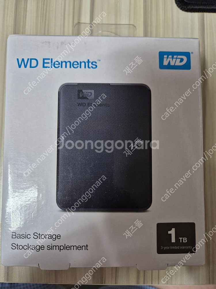 외장하드 WD Elements 1TB--1