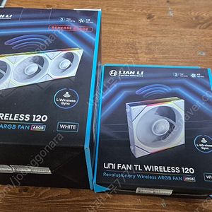 미개봉) 리안리 UNI FAN TL WIRELESS 120 WHITE(리버스3팩, 정방향1팩)
