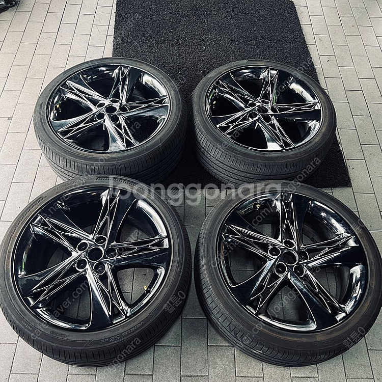 [ 제네시스 ] G90 RS4 20인치 블랙 크롬 휠 ...--0