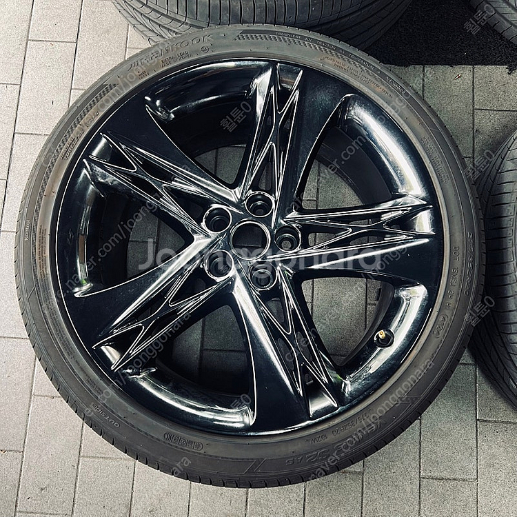 [ 제네시스 ] G90 RS4 20인치 블랙 크롬 휠 ...--1