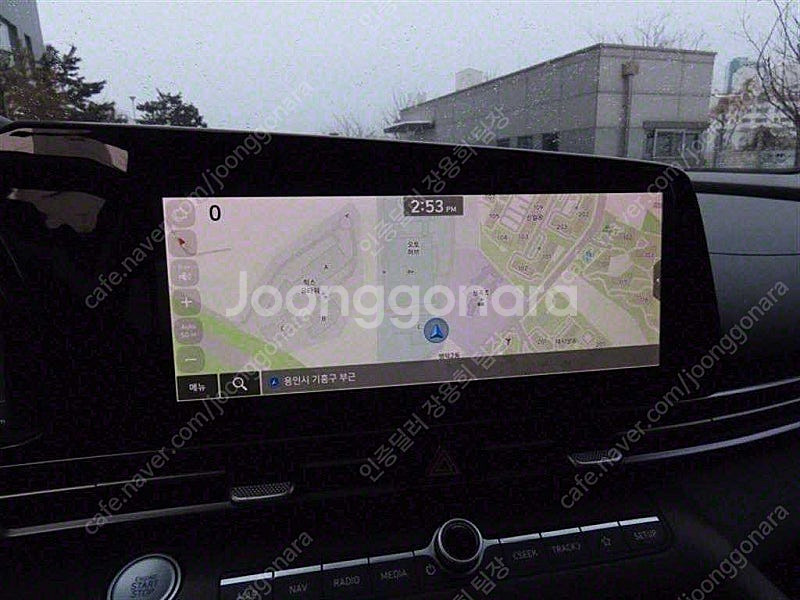 아반떼 중고차 아반떼 하이브리드 중고 회색 2021년식...--9