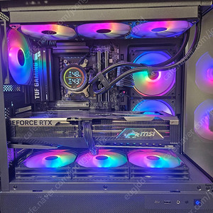 9800x3d, b850m tuf wifi, rtx5080 뱅가드 PC