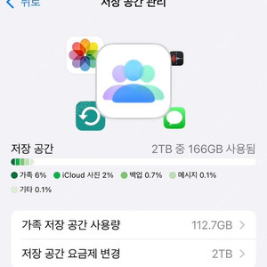 아이클라우드(icloud) 2TB 공유 4인팟 마지막 한자리 모집