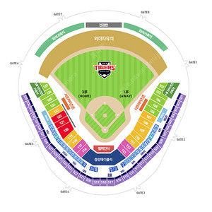 [7월 5일 토, 기아 vs 롯데] 1루 K8(응원석) 최저가 양도합니다.
