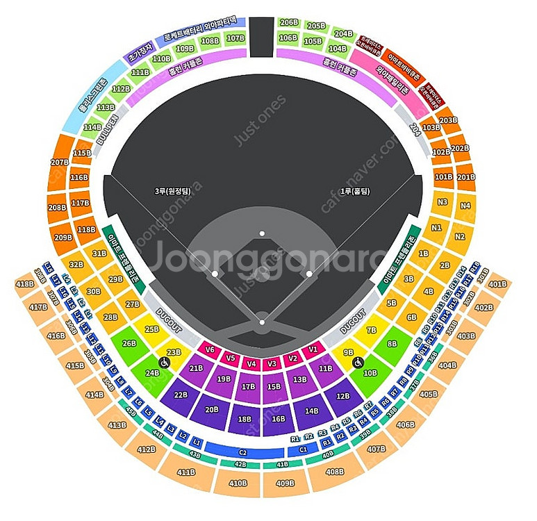 6월29일 일요일 한화 SSG 3루 내야필드석 209블...--0