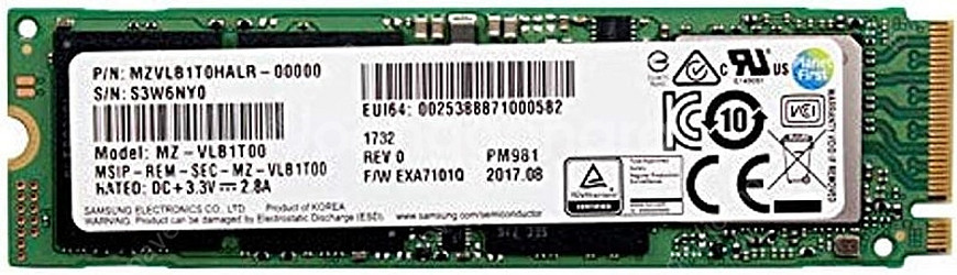 삼성 NVMe M.2 SSD PM981 512GB (8...--0