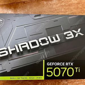 (미개봉) msi 5070ti 쉐도우 3x oc 16gb 팝니다.