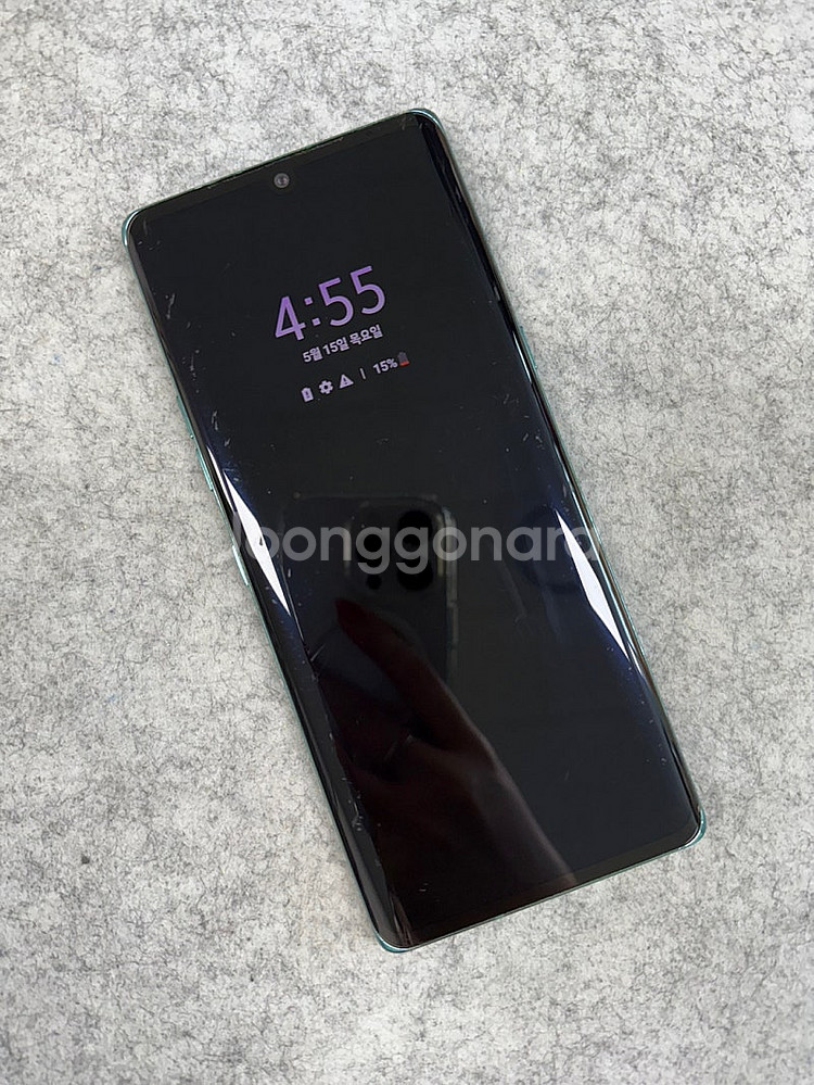 (무잔상)LG 벨벳 그린 128G 미파손 가성비 단말기...--4