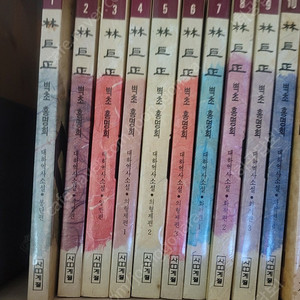 임꺽정 홍명희,태백산맥 조정래, 삼국지 이문열 10권