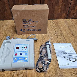 김종국 초음파치료기 스트라텍(ST-10A) 팝니다(박스만 개봉 새제품)