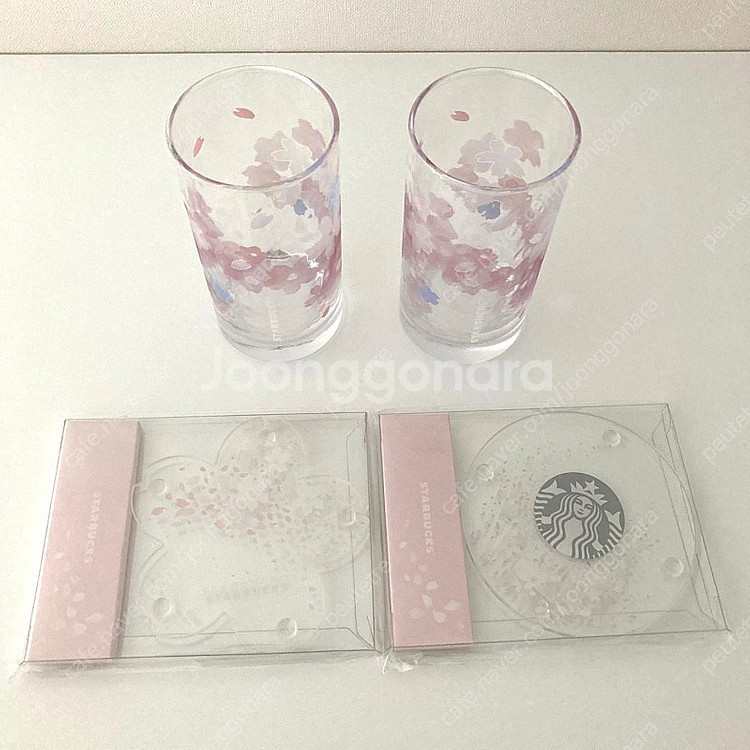스타벅스 글라스 사쿠라 일본스벅 2P (미사용)--5
