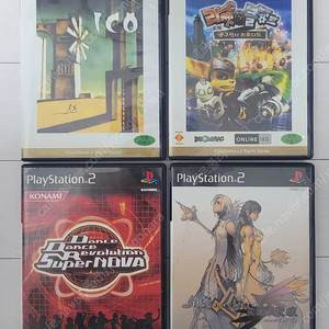 [PS2 중고] 이코, 라챗 앤 클랭크 공구전사 리로리드, 댄스댄스 에볼루션 슈퍼노바, 마그나 카르타 팝니다.
