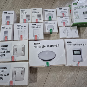 [미개봉] 시하스/아카라 IoT기기, 시하스/삼성/애플/시누스 허브, 스피커, 이어폰, 키보드 판매합니다.