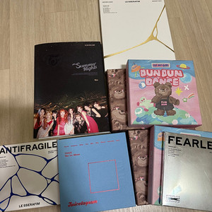 오마이걸, 르세라핌, 트와이스 앨범 일괄판매합니다.
