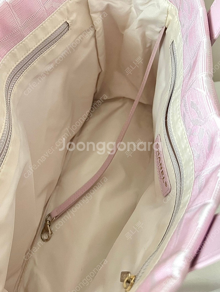 샤넬빈티지 핑크 토트백--3
