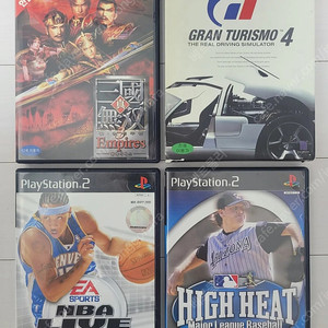 [PS2 중고] 진 삼국무쌍3 엠파이어스, 그란 투리스모4, NBA LIVE 2005, 하이히트 메이저리그 베이스볼 팝니다.