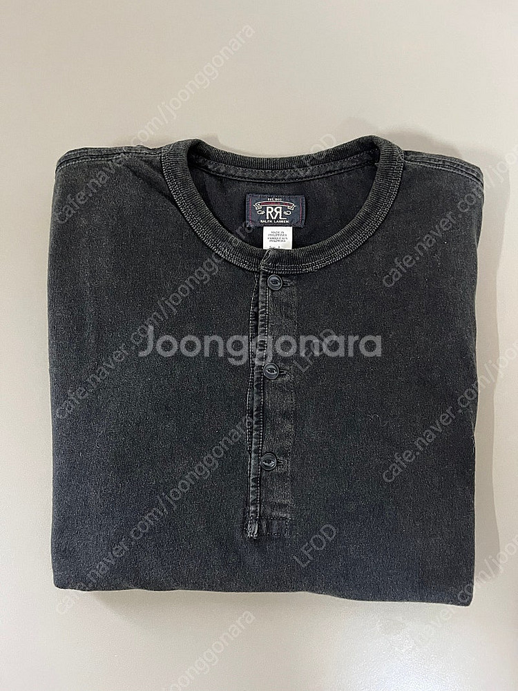 RRL 인디고 저지 헨리넥--0