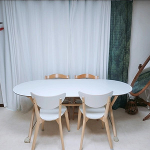 이케아 달스훌트6인용식탁 겸 책상