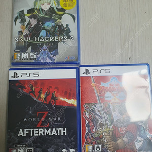 ps5 월드워z / 드래곤퀘스트10 /소울해커즈2